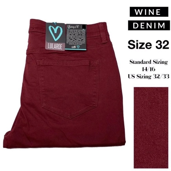 lularoe jeans size 32